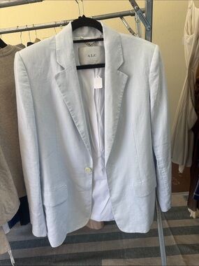 A.L.C. Light Blue Textured Jacket